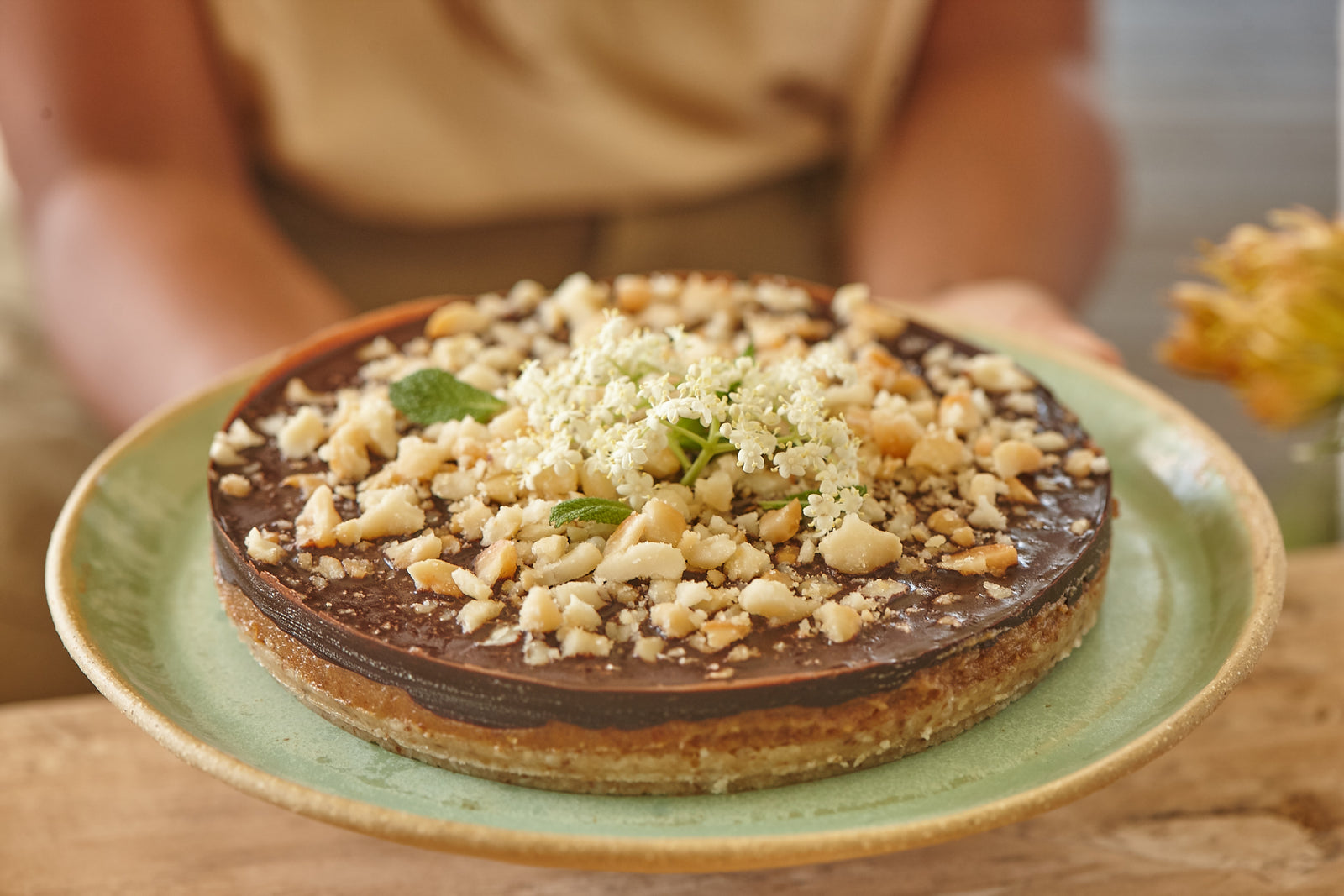 Vegan, Dairy & Gluten Free Macadamia and Salted Caramel Raw Slice