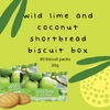 Wild Lime and Coconut Shortbread Biscuit Box