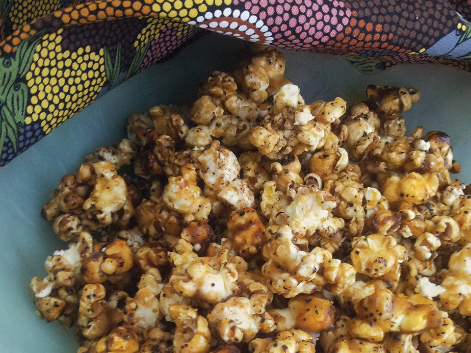 Vinegar & Old Man Saltbush Popcorn