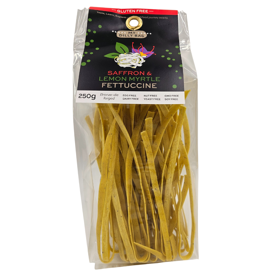 Saffron &amp; Lemon Myrtle Fettuccine GF