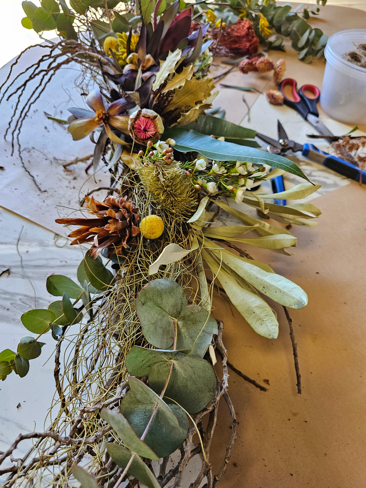 SIP &amp; STYLE - BOTANICAL WREATH MAKING WORKSHOP