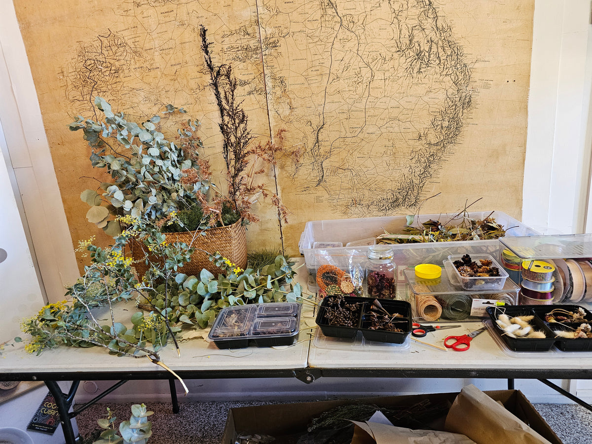 SIP &amp; STYLE - BOTANICAL WREATH MAKING WORKSHOP