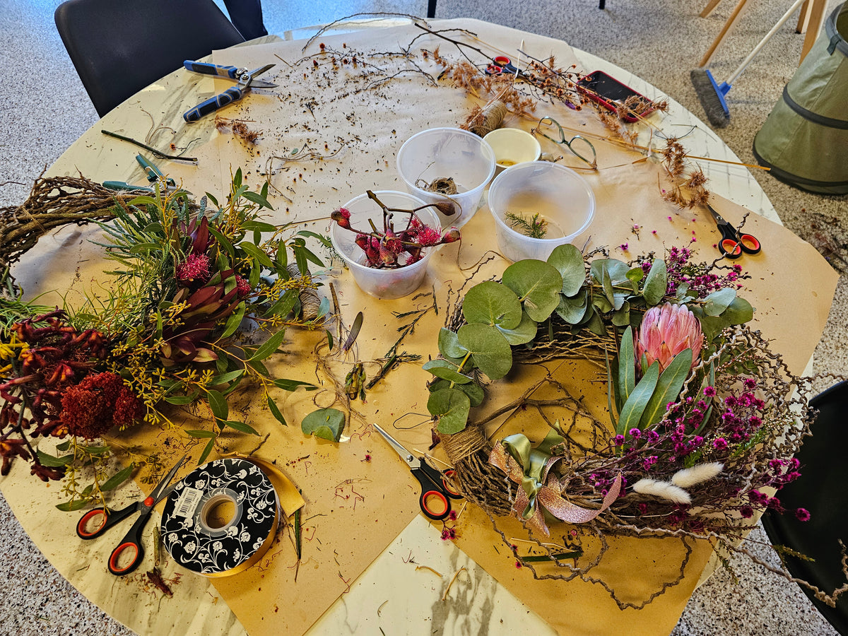 SIP &amp; STYLE - BOTANICAL WREATH MAKING WORKSHOP