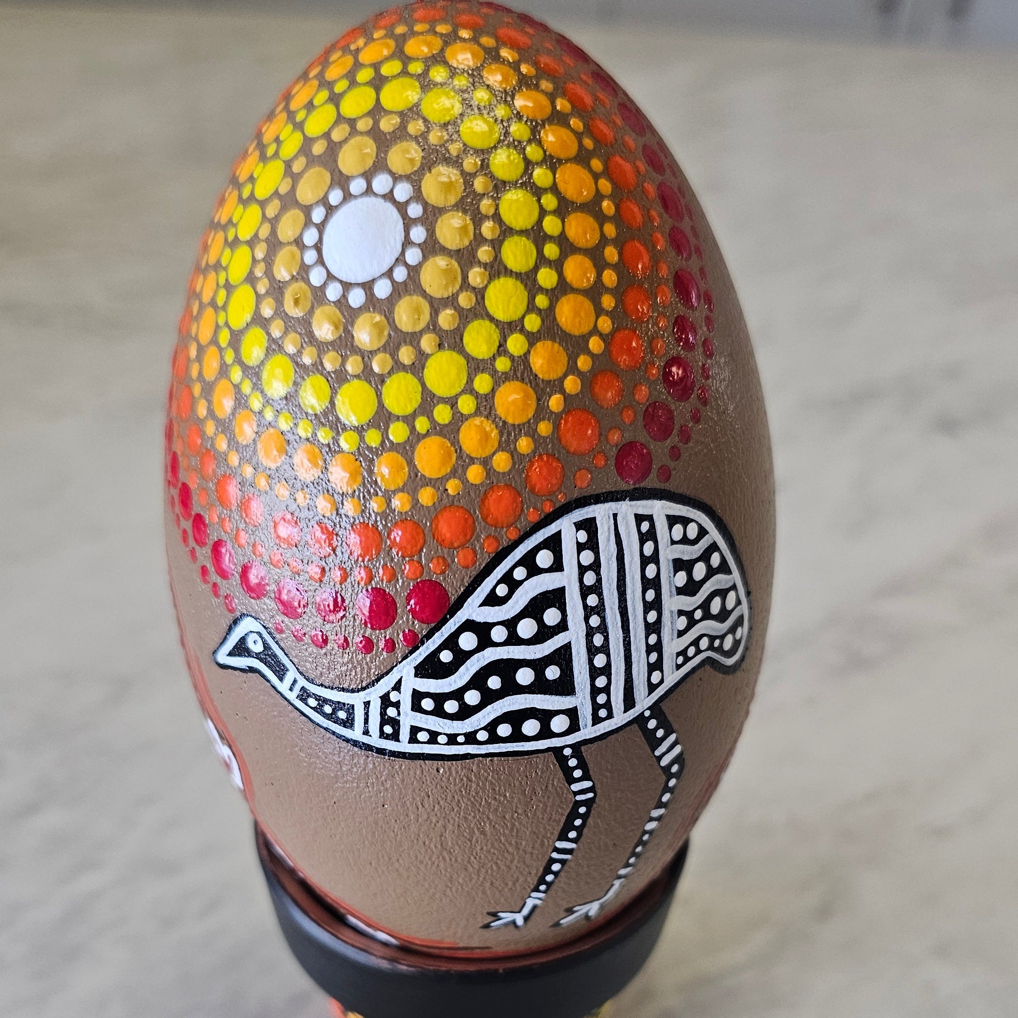 Decorate Emu Egg + Paint Terracotta Pot Stand Workshop Paint,  Sip &amp; Connect