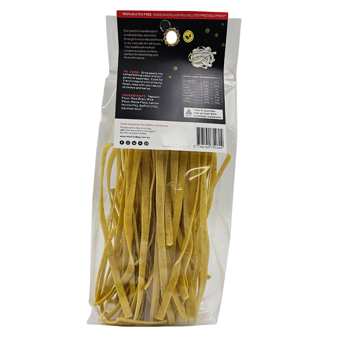 Saffron &amp; Lemon Myrtle Fettuccine GF