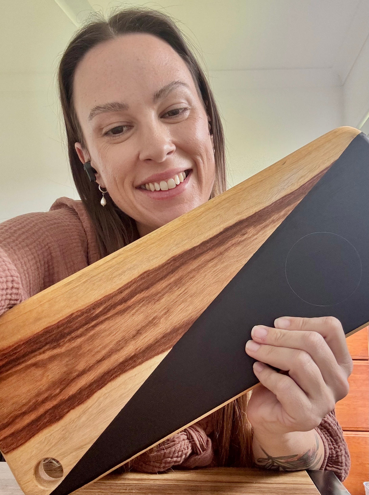 ✨ Wooden Cheese Board Platters   By Deadly Dot Pot Workshop –✨