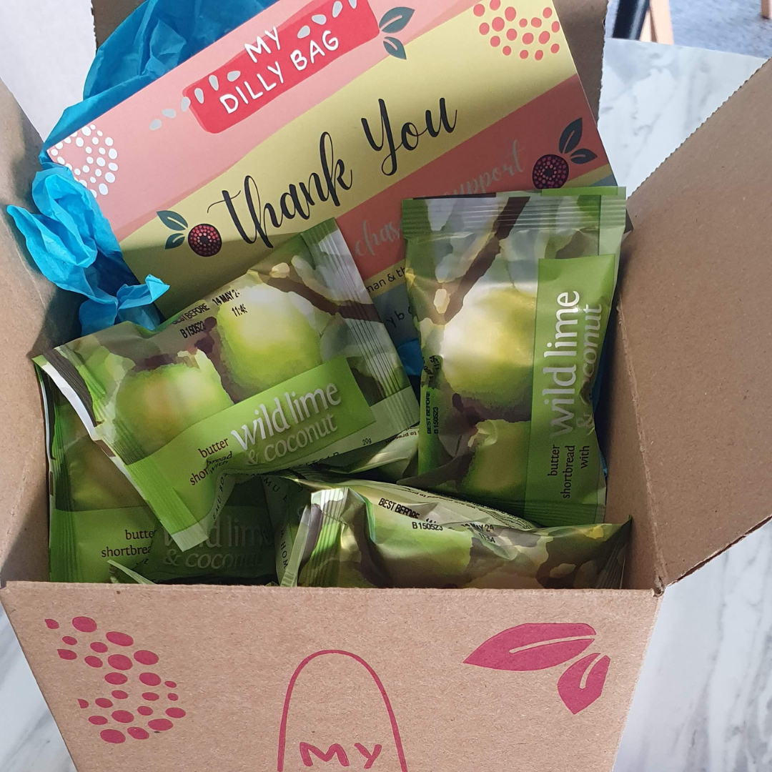 Wild Lime and Coconut Shortbread Biscuit Box