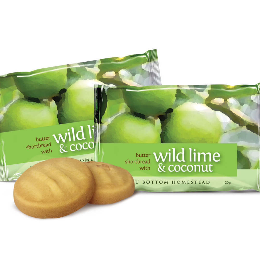 Wild Lime and Coconut Shortbread Biscuit Box