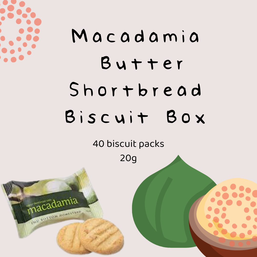Macadamia Butter Shortbread Biscuit Box