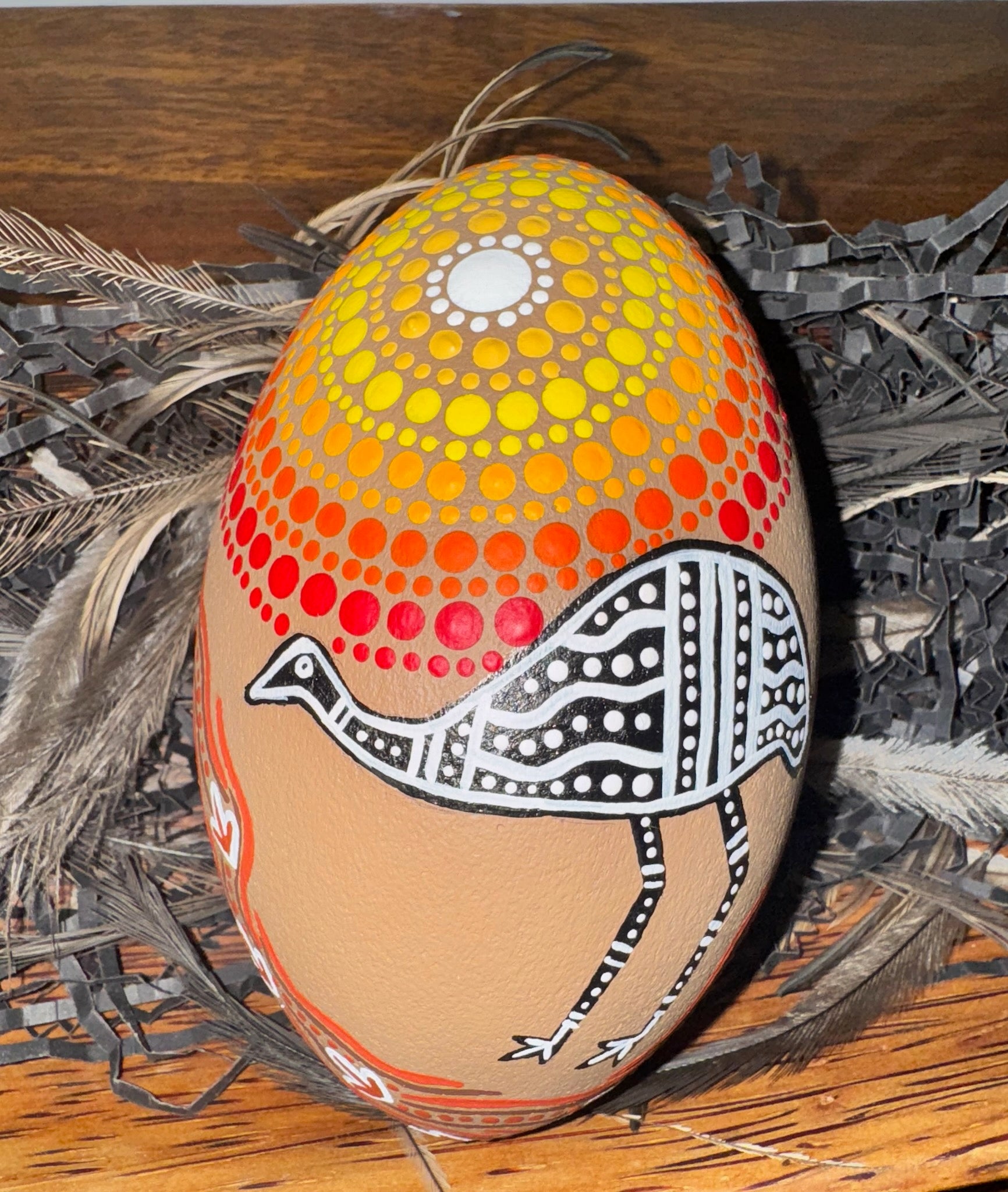 Decorate Emu Egg + Paint Terracotta Pot Stand Workshop Paint,  Sip &amp; Connect