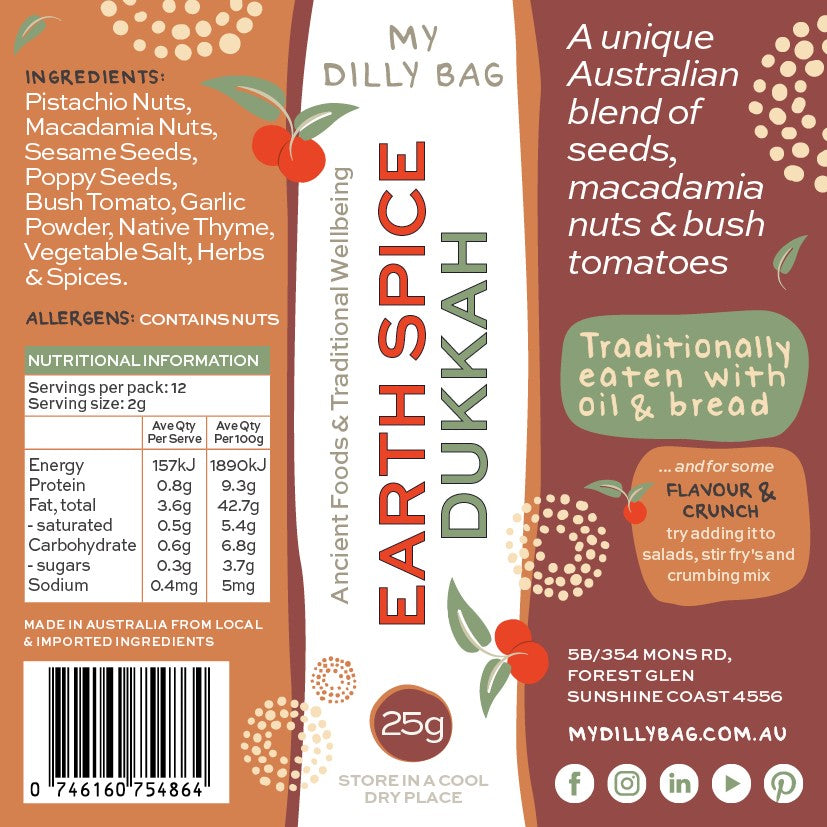Earth Spice Dukkah 25g